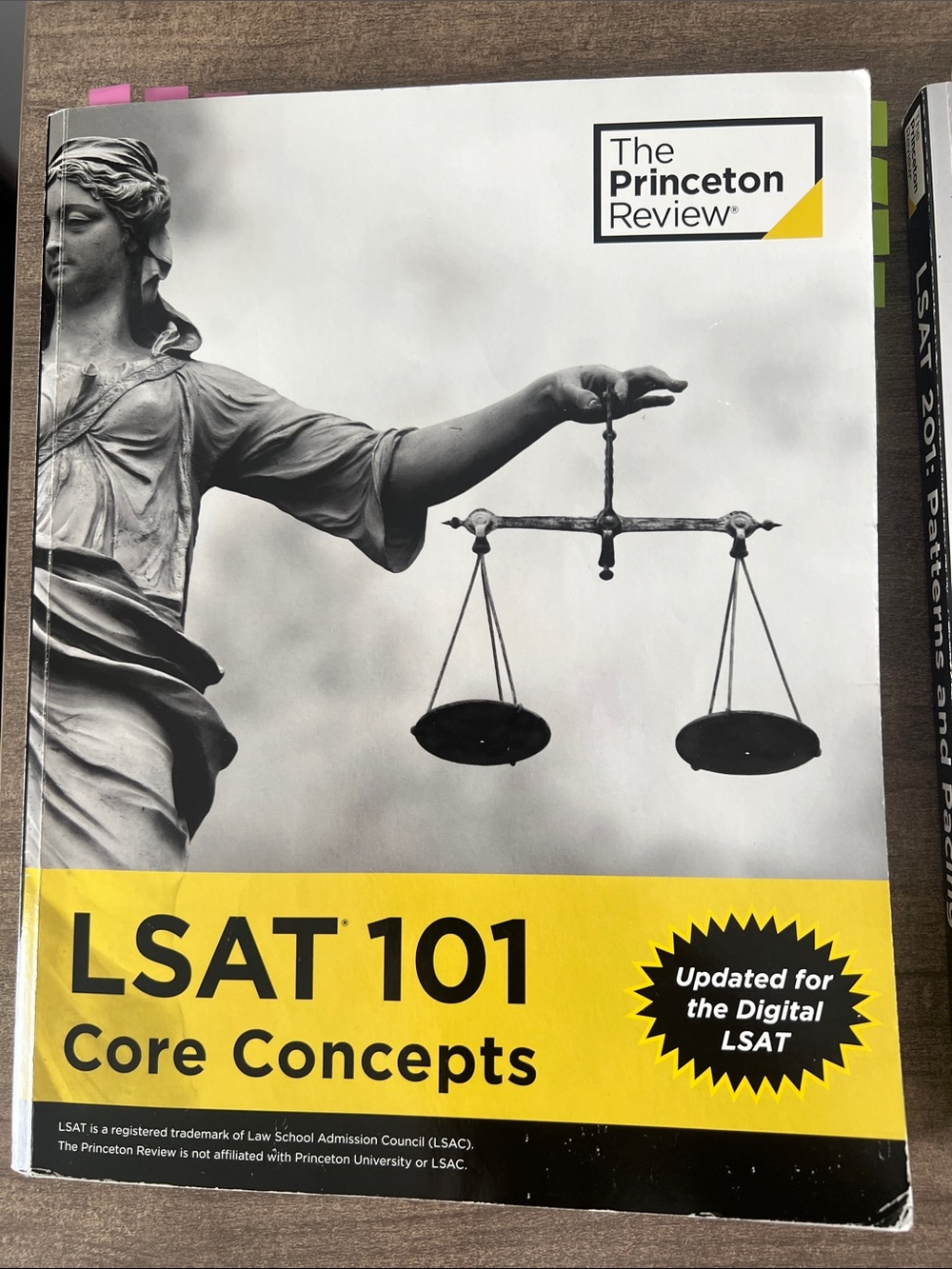 LSAT Prep Books 101, 201, 301, 401